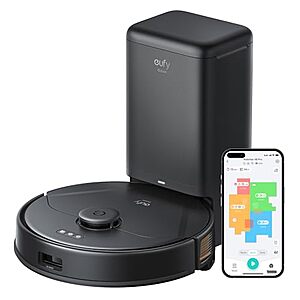 $  399.99: eufy Clean X8 Pro Robot Vacuum Cleaner Self-Emptying