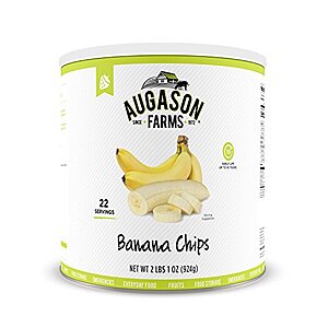 $  8.97: Augason Farms Banana Chips 2 lbs 1 oz No. 10 Can