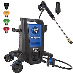 $  121.84: Westinghouse ePX3100 Electric Pressure Washer, 2300 Max PSI 1.76 Max GPM