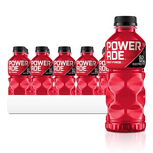 $  13.45 w/ S&S: 24-Pack 20-Oz POWERADE Sports Drink (Fruit Punch)