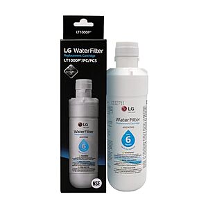 $  30.40: LG LT1000P Replacement Refrigerator Water Filter (6-Month / 200-Gallon Capacity)