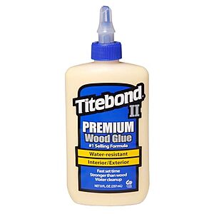 8-Oz Titebond II Premium Wood Glue $2.20 + Free Store Pickup
