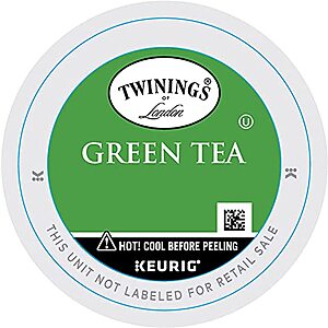 $  16.69 w/ S&S: Twinings Green Tea K-Cup Pods for Keurig, 56 Count