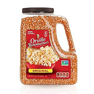 $  10.60 w/ S&S: 5-lb 12-oz Orville Redenbacher’s Original Gourmet Yellow Popcorn Kernels