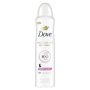 $  4.59 w/ S&S: Dove Advanced Care Antiperspirant Deodorant Spray, Clear Finish, 3.8 oz