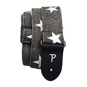 $  9.26: Perri's Leathers Ltd. Adjustable Cotton Deluxe Guitar Straps, Made in Canada