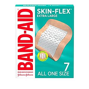 Band-Aid Brand Skin-Flex Adhesive Bandages, Extra Large, 7 ct