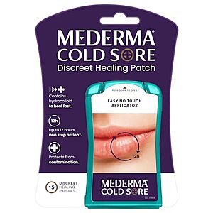 15-Count Mederma Cold Sore Discreet Healing Patch