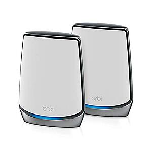 NETGEAR Orbi Whole Home Tri-band Mesh WiFi 6 System (RBK852) – Router with 1 Satellite Extender
