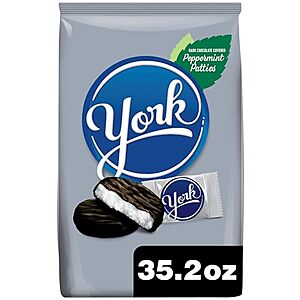 [S&S] $8.02: 35.2oz YORK Dark Chocolate Peppermint Patties Candy at Amazon