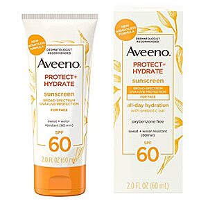 Aveeno Protect + Hydrate Moisturizing Face Sunscreen Lotion, 2.0 ounces