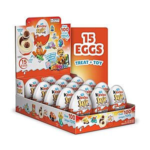 Kinder Joy Eggs, Bulk 15 Count, 10.5 oz