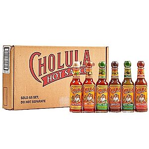 6-Count 5-Oz Cholula Hot Sauce Gift Set (Variety Pack) $19.45 w/ Subscribe & Save