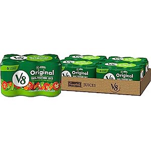 [S&S] $  8.74: 24-Pack 11.5-Oz V8 100% Vegetable Juice Cans (Original)