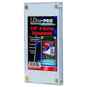 Ultra Pro 1/4" Screwdown Recessed Trading Card Holder
