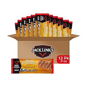 12-Count 0.9-Oz Jack Link's Rotisserie Chicken Meat Bars