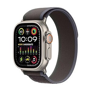 49mm Apple Watch Ultra 2 GPS + Cellular Smartwatch w/ Rugged Titanium Case (Small)