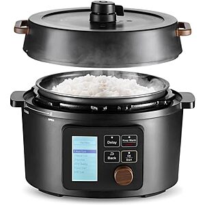 IRIS USA Pressure Rice Cooker Japanese 3 Qt. and 8-in-1 Electric Pressure Cooker