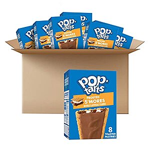 64-Count Pop-Tarts Breakfast Toaster Pastries (Frosted S'mores)