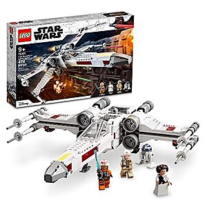 474-Piece LEGO Star Wars Luke Skywalker's X-Wing Fighter $35 