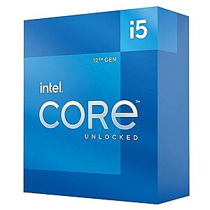 $  149: Intel Core i5-12600K 3.7 GHz 10-Core LGA 1700 Processor