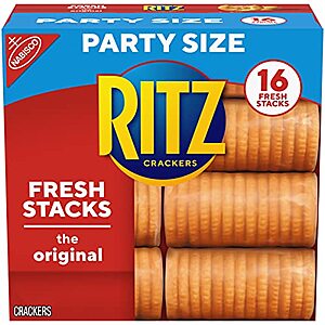 23.7-Ounce 16-Sleeves Ritz Crackers Flavor Party Size Box at Amazon