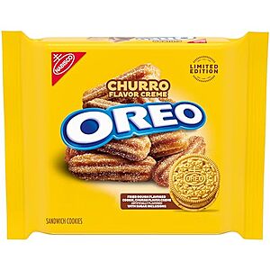 10.68-Oz OREO Churro Creme Sandwich Cookies $2.75 w/ Subscribe & Save
