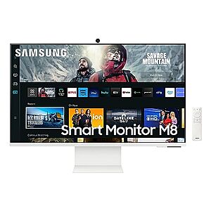 $  350: SAMSUNG 27" M80C UHD HDR Smart Computer Monitor Screen at Amazon
