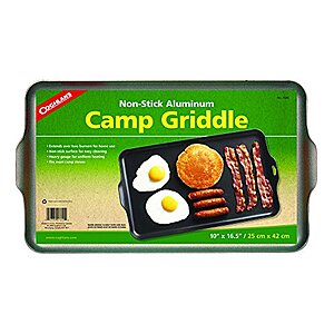 $  20.24: 16.5 x 10 Inch Coghlan's Two Burner Non-Stick Camp Griddle at Amazon