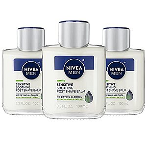 3-Pack 3.3oz Nivea Men Sensitive Post Shave Balm $10.70 w/ Subscribe & Save