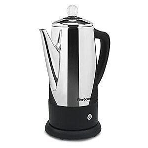 $  29: 12-Cup Elite Gourmet EC812 Electric Coffee Percolator at Amazon