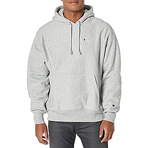 $  14.96: Champion Men's Hoodie, Reverse Weave Fleece Comfortable Pullover Sweatshirt (Oxford Gray, Sizes: XS, S, M) at Amazon
