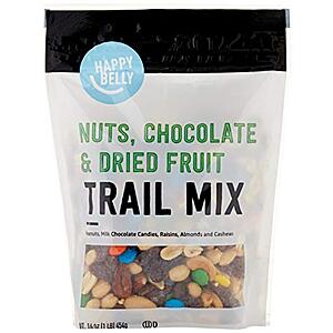 16-Oz Happy Belly Trail Mix (Nuts, Chocolate & Dried Fruit) .90