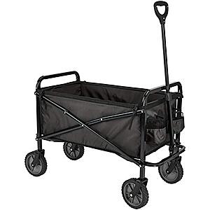 $43.99*: Amazon Basics Collapsible Folding Outdoor Utility Wagon with Cover Bag at Amazon