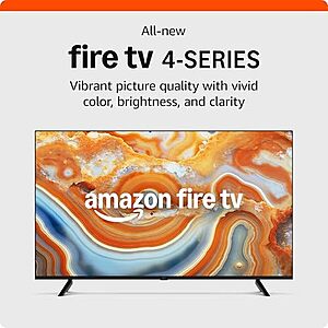 $259.99: 50″ Amazon Fire TV 4-Series 4K UHD smart TV at Amazon
