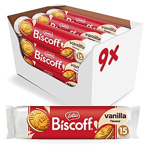 9-Pack 5.29-Oz Lotus Biscoff Sandwich Cookies (Vanilla Cream) $16.10 w/ Subscribe & Save