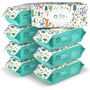 [S&S] $14.84*: 8-Pack 100-Count Mama Bear Gentle Fragrance Free Baby Wipes at Amazon