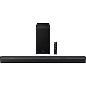 $297.99: SAMSUNG B-series 5.1 Ch DTS Virtual:X Soundbar with Subwoofer (Black) at Amazon
