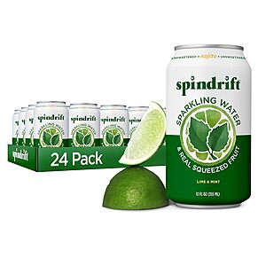 [S&S] $11.83: 24-Pack 12-Oz Spindrift Sparkling Water (Nojito) at Amazon