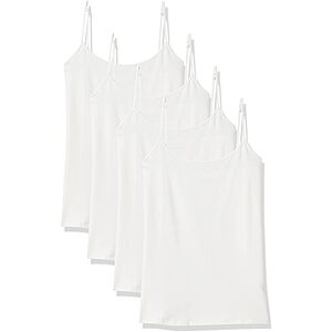 $13.80: 4-Pack Amazon Essentials Women's Slim-Fit Camisole at Amazon