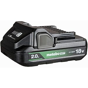 $29.99: Metabo HPT 18V - 2.0Ah Lithium Ion Battery (377797M) at Amazon