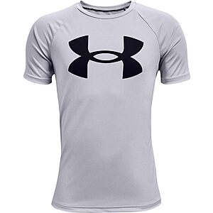 $9.73: Under Armour Boys' Logo Short Sleeve Tee Shirt at Amazon
