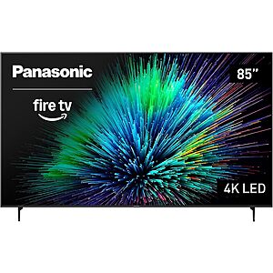$999.99: 85″ Panasonic W70 Series LED 4K Ultra HD Smart Fire TV (85W70BP, 2025 Model) at Amazon