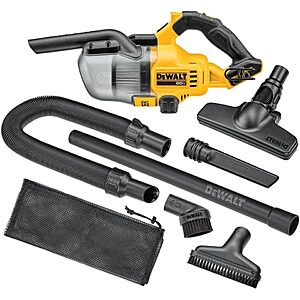 $99*: DeWALT 20V Max Bagless Stick Handheld Cordless Dirt Vacuum (Tool Only) at Amazon
