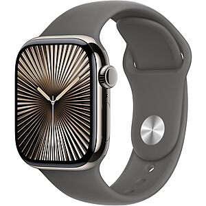 from $549: Apple Watch Series 10 GPS + Cellular Smartwatch with Titanium Case at Amazon