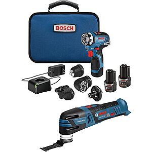 $149*: Bosch 12V Max 2-Tool Combo Kit w/ Chameleon Drill/Driver & Oscillating Multi-Tool at Amazon