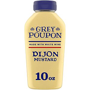 10-Oz Grey Poupon Dijon Mustard $3 w/ Subscribe & Save