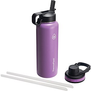 $14.77: 40-Oz Thermoflask Bottle with Chug Lid & Straw Lid (Plum) at Amazon