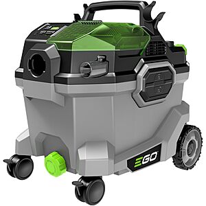 $254: 9-Gal EGO Power+ Shop Vacuum Wet Dry, Car Vac, Portable Cordless Cleaner (110 CFM, WDV0900) at Amazon