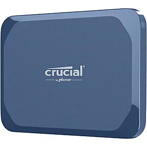 $439.99: Crucial X10 8TB Portable SSD, Up to 2,100MB/s, USB 3.2 USB-C, External Solid State Drive (1TB - $99.99) at Amazon